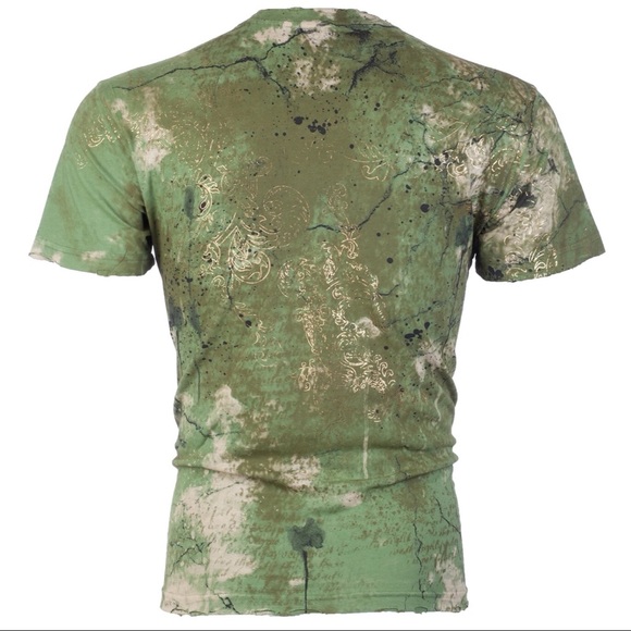 AFFLICTION Men's T-Shirt BLISS Short sleeve - Picture 2 of 8